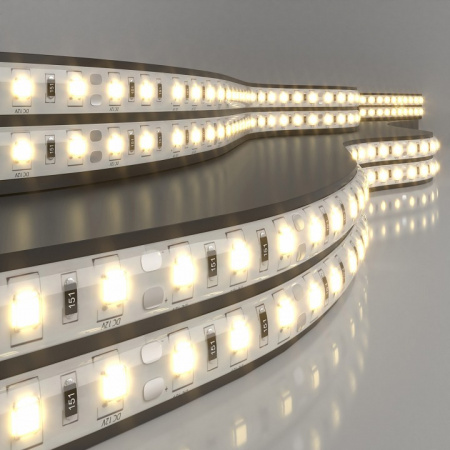 Светодиодная лента Лента светодиодная 12V 14,4W 60Led 5050 IP65 теплый белый, 5м Elektrostandard 12V 14,4W a027841