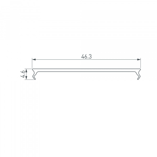 Arlight Экран матовый для KLUS-POWER-W50-F-10000 (Пластик)