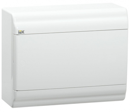 IEK PRIME Корпус пластиковый навесной ЩРН-П-9 белый/белая дверь IP41