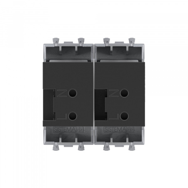 DKC Avanti Закаленная сталь Зарядное устройство USB 2 модуля