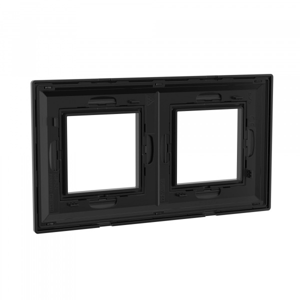 DKC Avanti Черный Металл Рамка 4 модуля