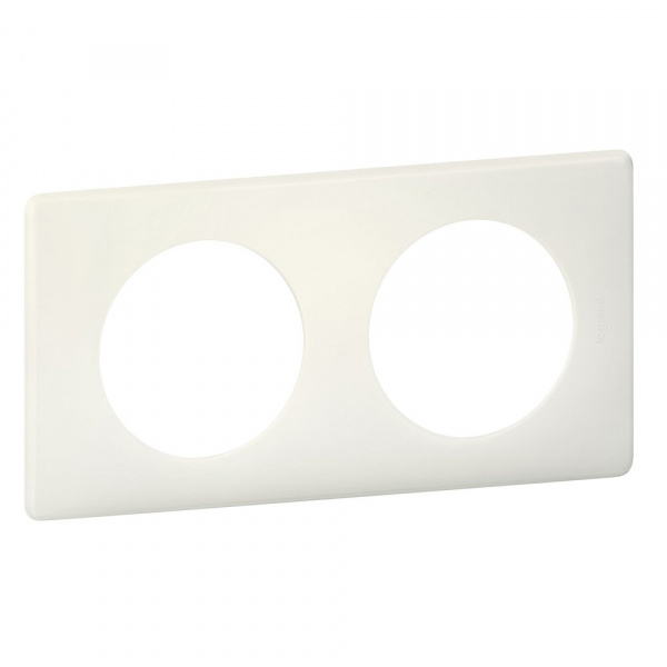 Legrand Celiane2 Перкаль белый Рамка 2-я (2+2 мод)