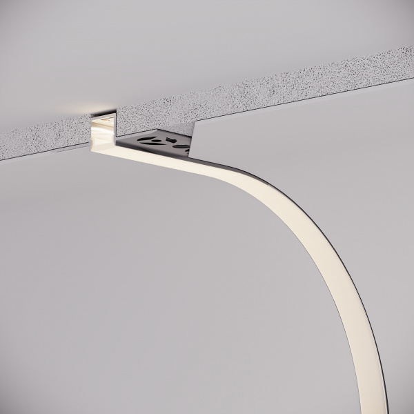 Arlight Профиль FANTOM-BENT-W12-TOP-2000 ANOD (Алюминий)