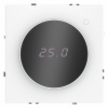 Терморегулятор электронный VOLTUM S70 с индикацией и датчиком, для теплого пола, (белый матовый)