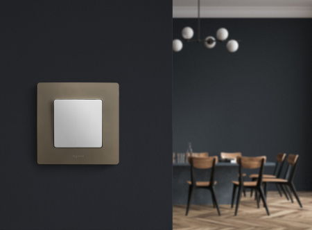 Legrand Etika Белый Выключатель 1-клавишный 10А