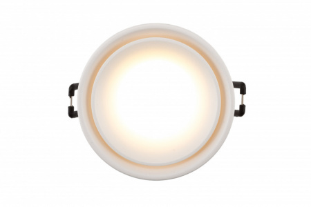 DK2403-WH Встраиваемый светильник влагозащ., IP 44, 15 Вт, GU10, белый, алюминий