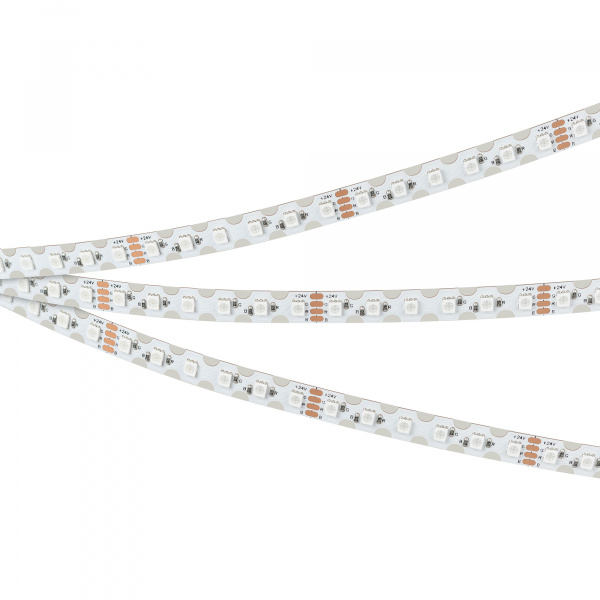 Arlight Лента RZ-A120-8mm 24V RGB (12 W/m, IP20, 2835, 5m) (-)