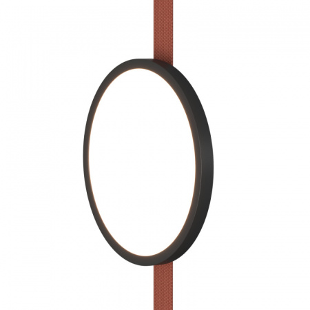 DK5566-BK Cветильник для трека-ремня Belty, серия Flow, со светодиодом, D168*H29.5мм, 48V DC, 10W, RA90, 120°, 4000K, IP20, черный, алюминий