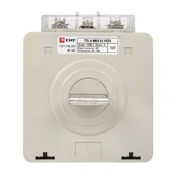 EKF PROxima Трансформатор тока ТТЕ-A-800/5А с клеммой напряжения класс точности 0,5