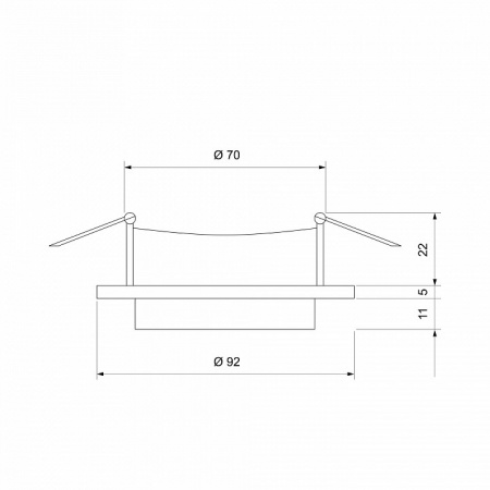 Встраиваемый точечный светильник 113 MR16 белый/черный Elektrostandard Solar a053342