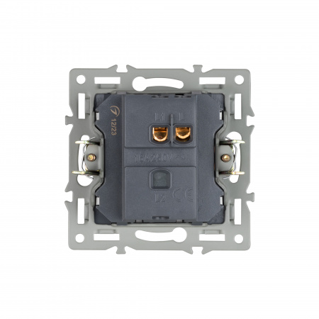 Arlight Механизм выключателя одноклавишный непроходной SWT-MK01-PL-BK (250V, 16A) (-)