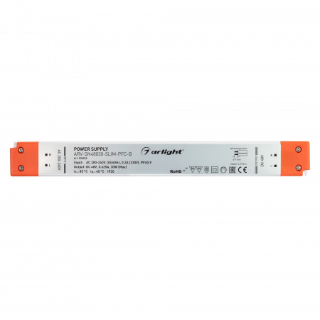 Блок питания Arlight ARV-SN48030-SLIM-PFC-B 48V 0.63A IP20 036965