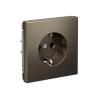 Systeme Electric ArtGallery Мокко Розетка с заземлением, 16А, механизм, быстрозажим. клем.