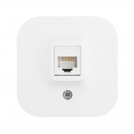 Legrand Quteo Белый Розетка RJ45 категория 5е UTP