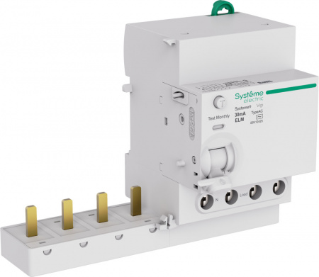 Systeme Electric Systeme9 Блок диф. тока (БДТ) 25A 4P 30мА Тип-AC 400В