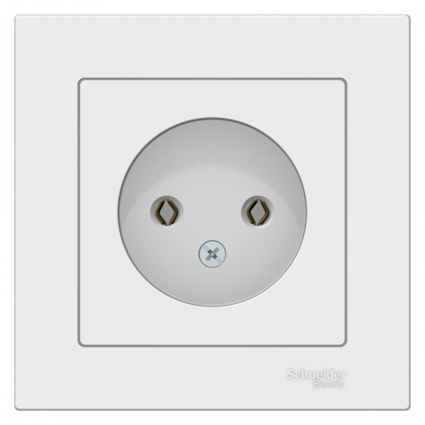 Systeme Electric AtlasDesign Лотос Розетка б/з, 16А, в сборе