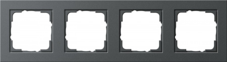 Gira E2 Антрацит Рамка 4-ая