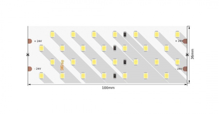 Светодиодная лента SWG 26W/m 280LED/m 2835SMD нейтральный белый 5M 005079