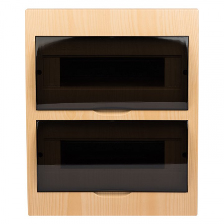 EKF PROxima Щит распределительный навесной ЩРН-П-24 светлое дерево IP41