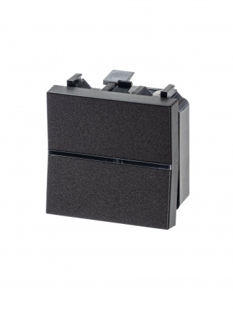 ABB NIE Zenit Антрацит Выключатель 1-клавишный 2 мод