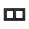 DKC Avanti Темно-Серый Металл Рамка 4 модуля