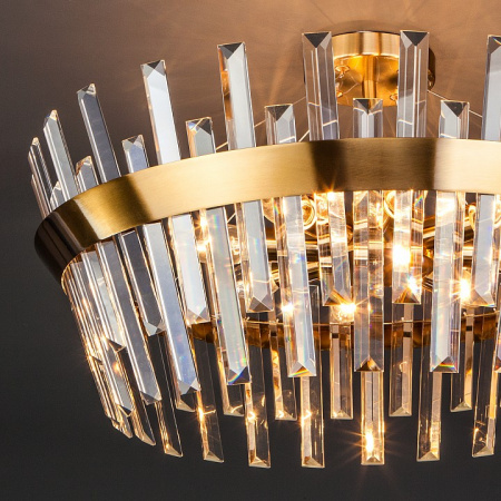 Потолочная люстра 10111/8 золотая бронза Eurosvet Steccato