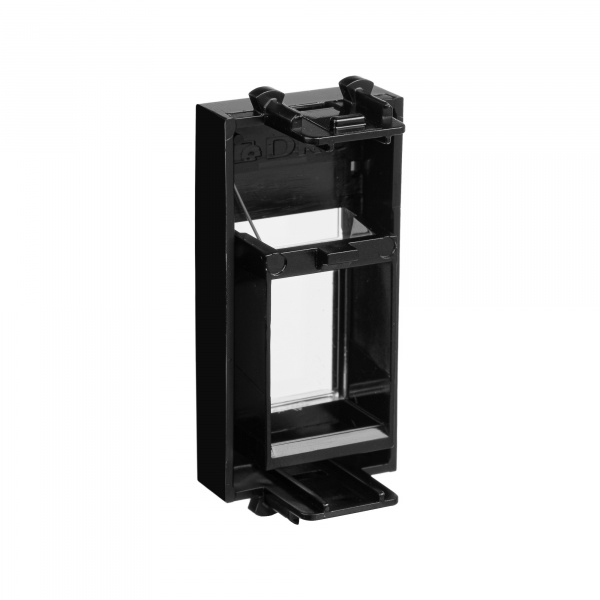 DKC Avanti Черный квадрат Адаптер для Keystone 1 модуль