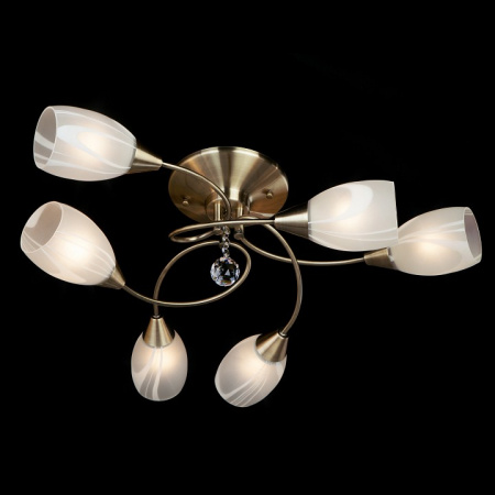 Люстра классическая 2275/6 античная бронза Eurosvet Virginia