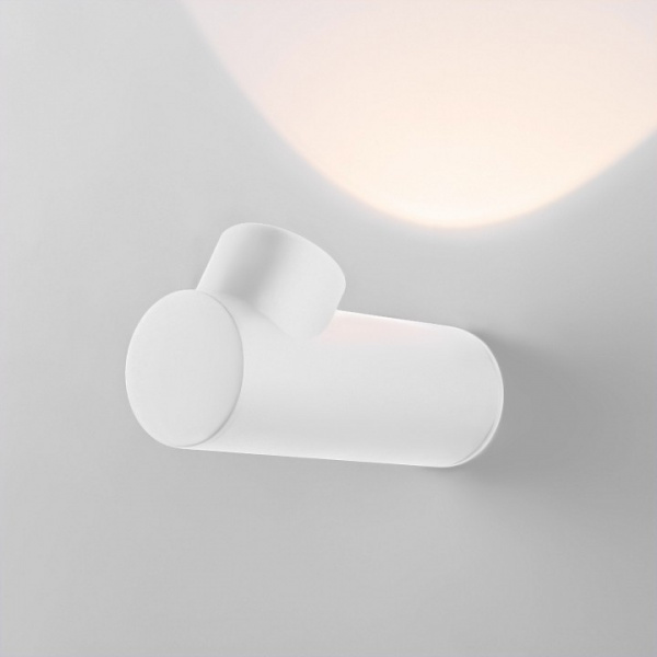 Уличный настенный светодиодный светильник Ray LED IP54 35134/W белый Elektrostandard Ray a056369