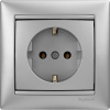 Legrand Valena Алюминий Розетка 1-ая с/з