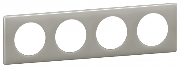 Legrand Celiane Серый глянец Рамка 4-я (2+2+2+2 мод)