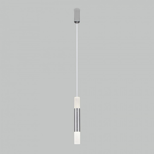 Подвесной светодиодный светильник 50210/1 LED хром Eurosvet Axel