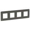 SE Unica Studio Дымчато-серая/Белая Рамка 4-ная