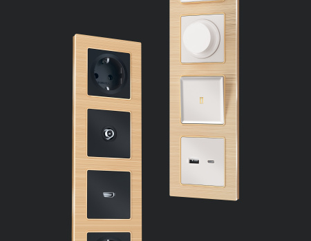 Рамка ALFA Platos (Шампань Металл шлифованный) 2-ая AF550302