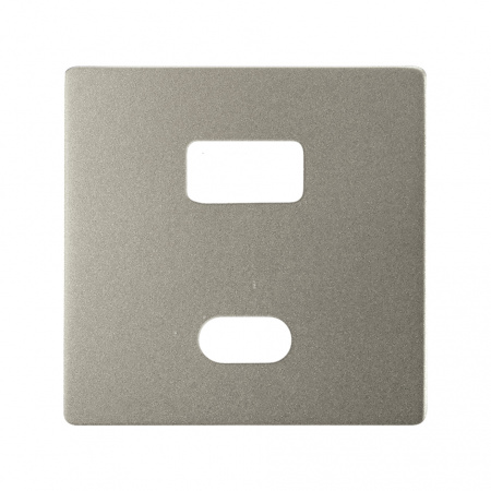 Simon S82 Concept Накладка для зарядного устройства USB A+C цвета матовая шампань