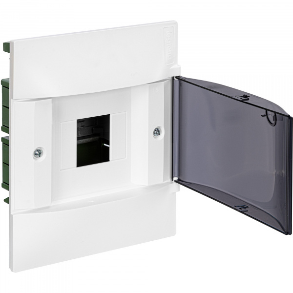 Legrand Practibox S Пластиковый щиток Встраиваемый (в полые стены) 1X4 Дымчатая дверь