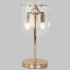 Настольный светильник со стеклянным плафоном 01170/3 золото Eurosvet Claire