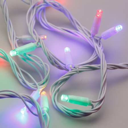 Arlight Светодиодная гирлянда ARD-STRING-CLASSIC-10000-WHITE-100LED-LIVE RGB (230V, 7W) (Ardecoled, IP65)