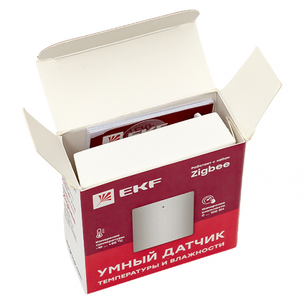 EKF Connect Умный датчик температуры и влажности Zigbee EKF Connect Умный датчик температуры и влажности Zigbee