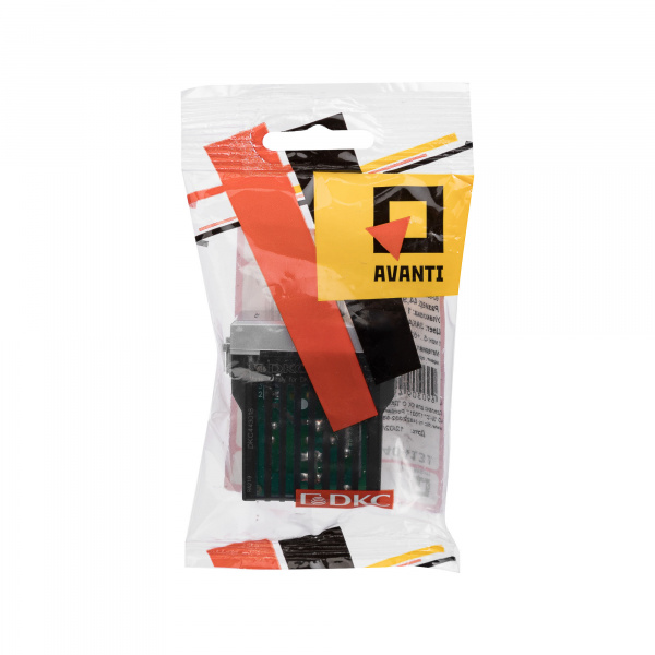 DKC Avanti Закаленная сталь Диммер поворотный 1 модуль