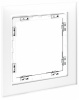 Рамка стеклянная VOLTUM S70 на 1 пост, (белый,матовый,стекло)