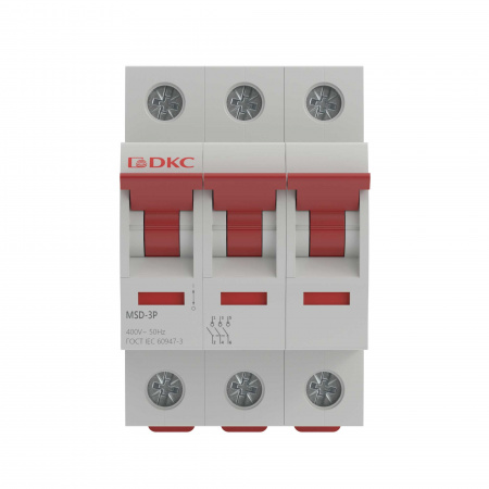 DKC YON max Выключатель нагрузки модульный MSD 3P 40A