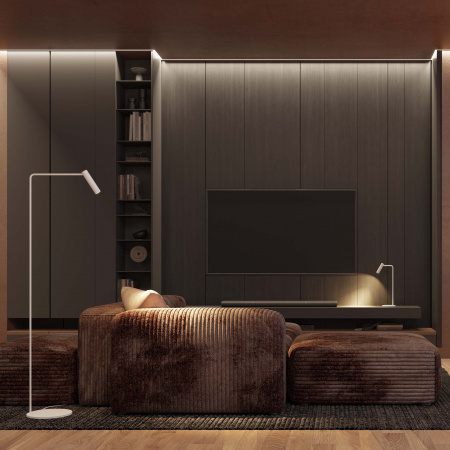 Arlight Светильник SP-VERDI-FLOOR-3W Warm3000 (WH, 20 deg, 230V) (IP20 Металл, 3 года)