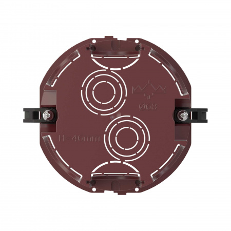 DKC Подрозеточная коробка для полых стен, глубиной 45мм, 2 модуля