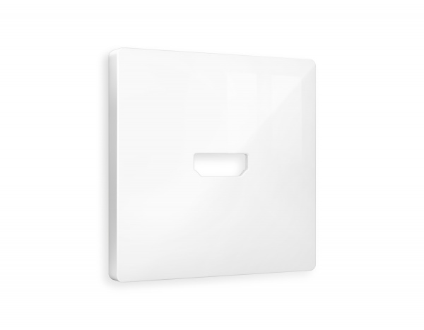 Лицевая панель ALFA (Белый глянец) для HDMI розетки QUANT AP1140