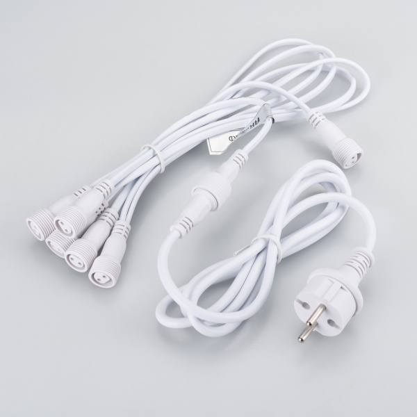 Arlight Шина питания ARD-CLASSIC-ICEFALL-2.5M White (230V) (Ardecoled, Закрытый)