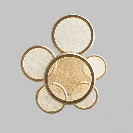 Подвесной светодиодный светильник 90034/6 золото Eurosvet Crespella