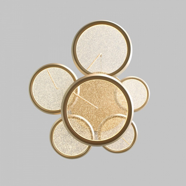 Подвесной светодиодный светильник 90034/6 золото Eurosvet Crespella