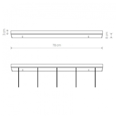 Основание для светильника Nowodvorski Cameleon Canopy B 780 8561