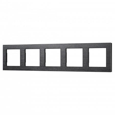 Arlight Рамка алюминиевая FRM-PRESTO-ALS-5-BK (-)